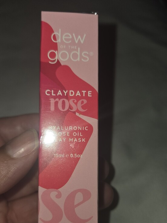 Dew Of The Gods Other - Dew of the Gods Claydate Rose Hyaluronic Rose Oil Clay Mask - Pink